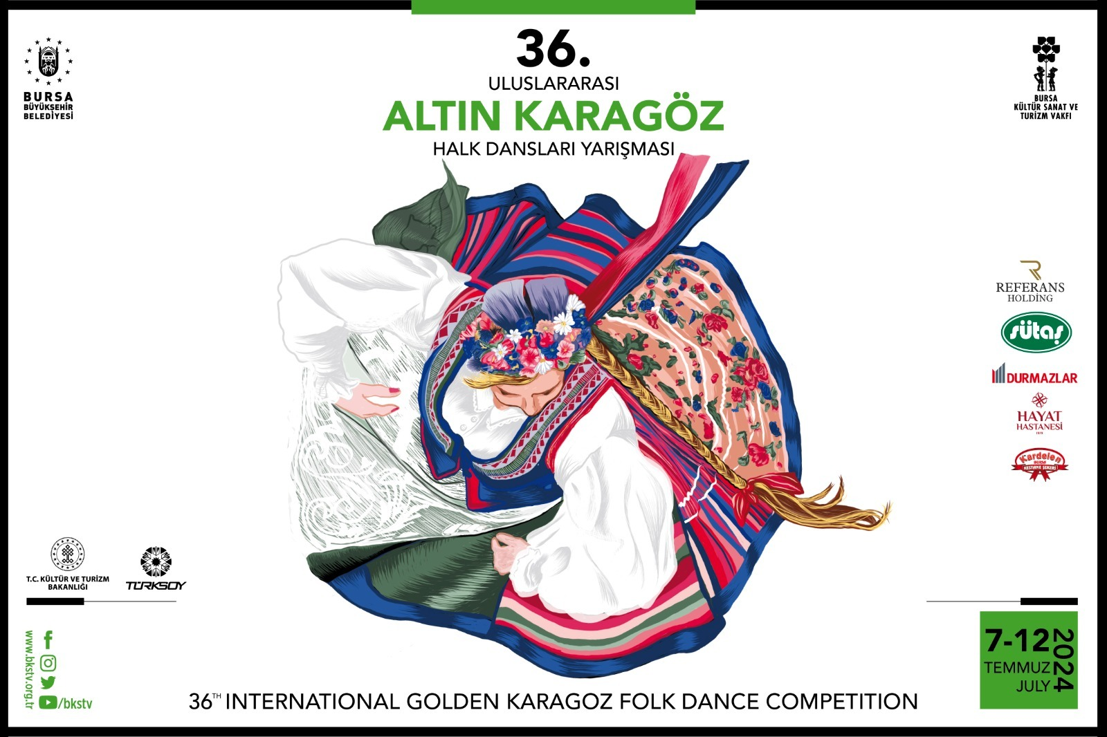 36. Uluslararası Altın Karagöz Halk Dansları Yarışması