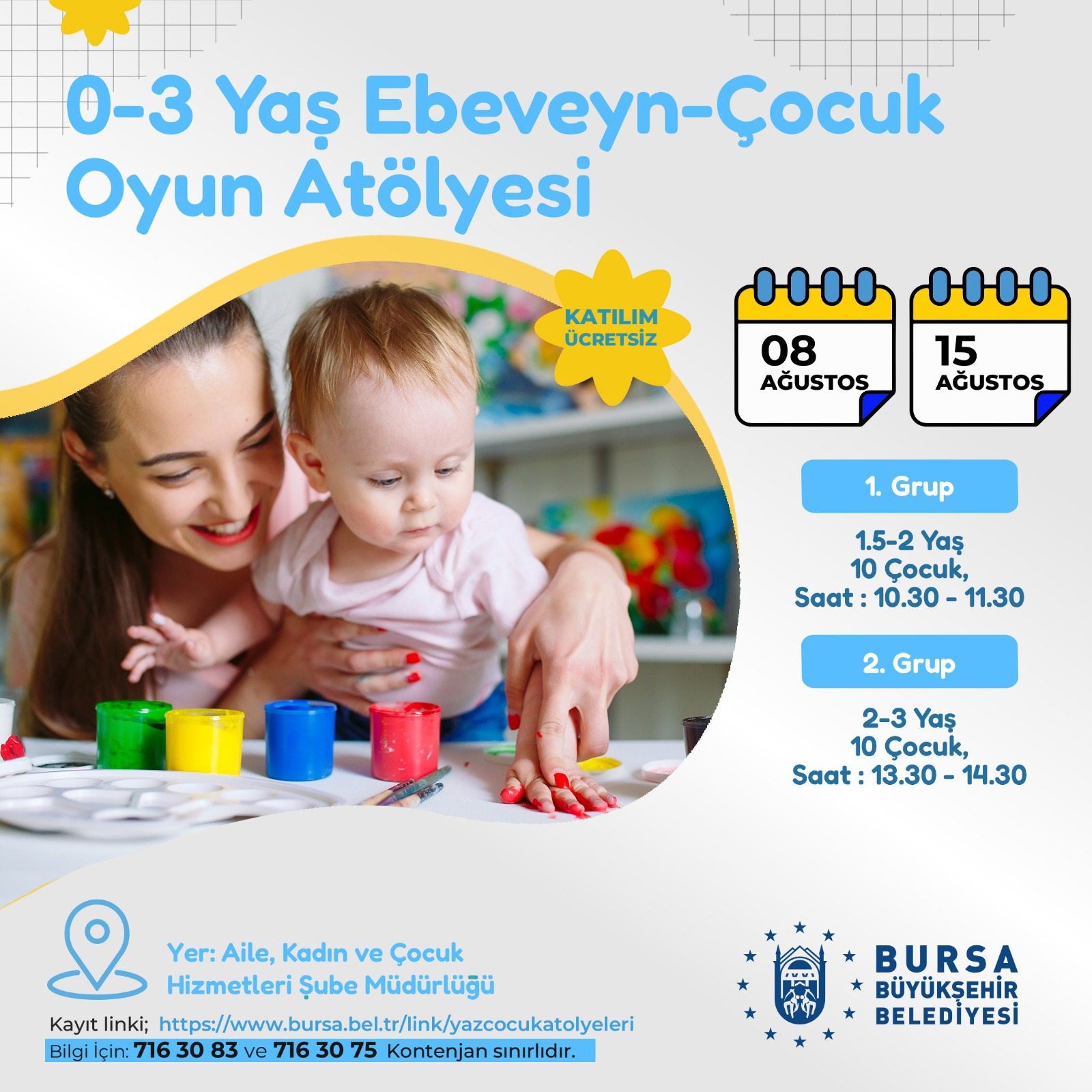 0-3 Yaş Ebeveyn - Çocuk Oyun Atölyesi