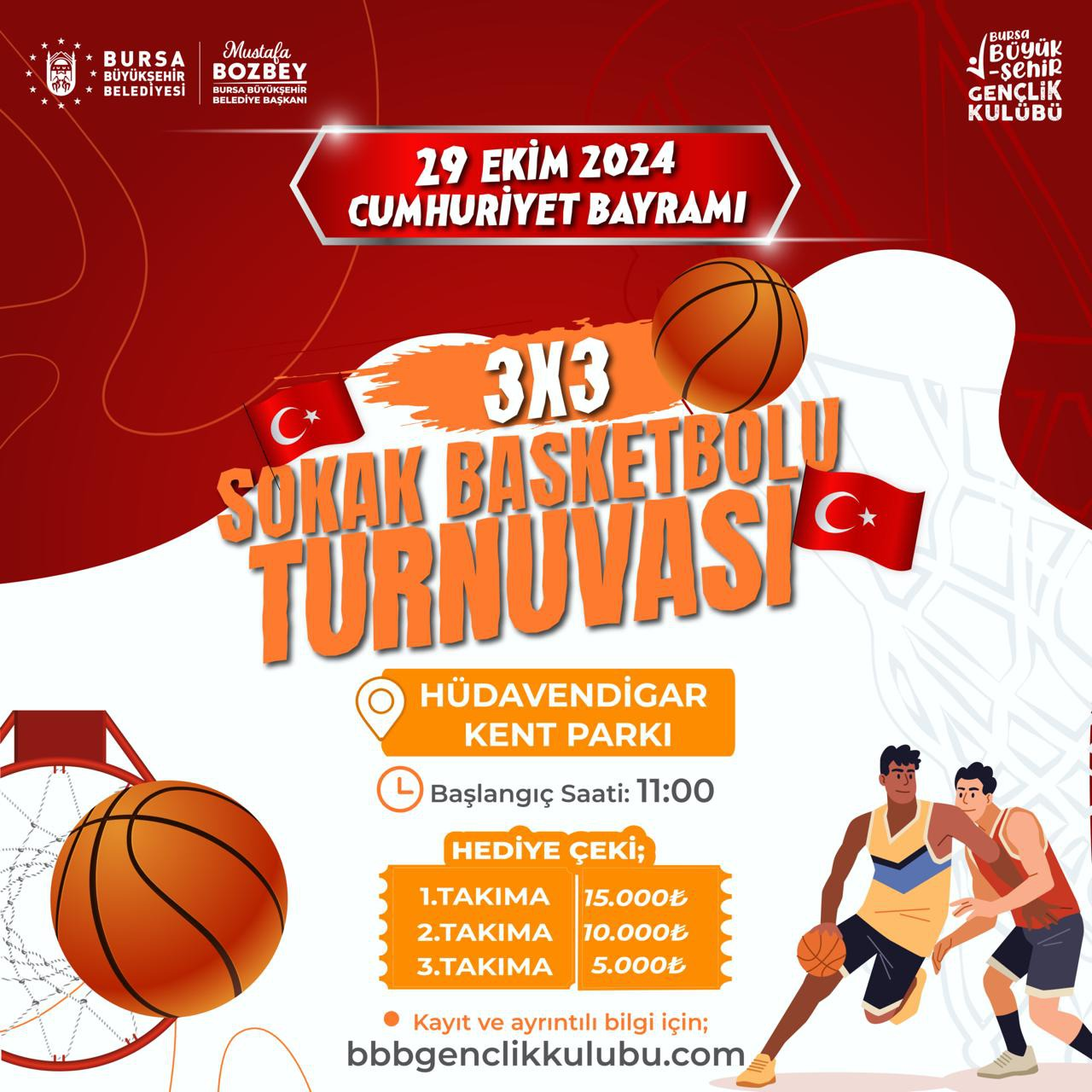 3X3 SOKAK BASKETBOLU TURNUVASI