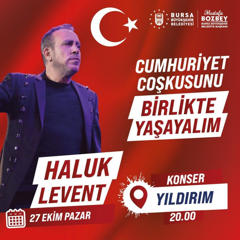 Cumhuriyet Bayramı - Haluk Levent Konseri