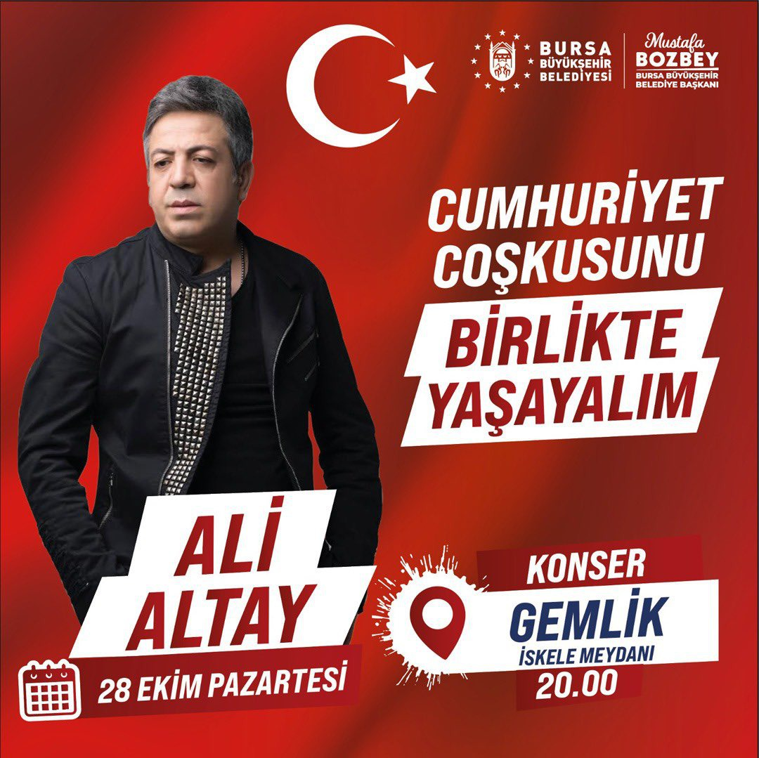 Cumhuriyet Bayramı - Ali Altay Konseri